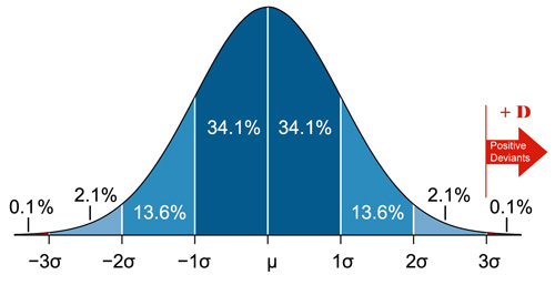 Positive Deviant Theory - Bell Curve